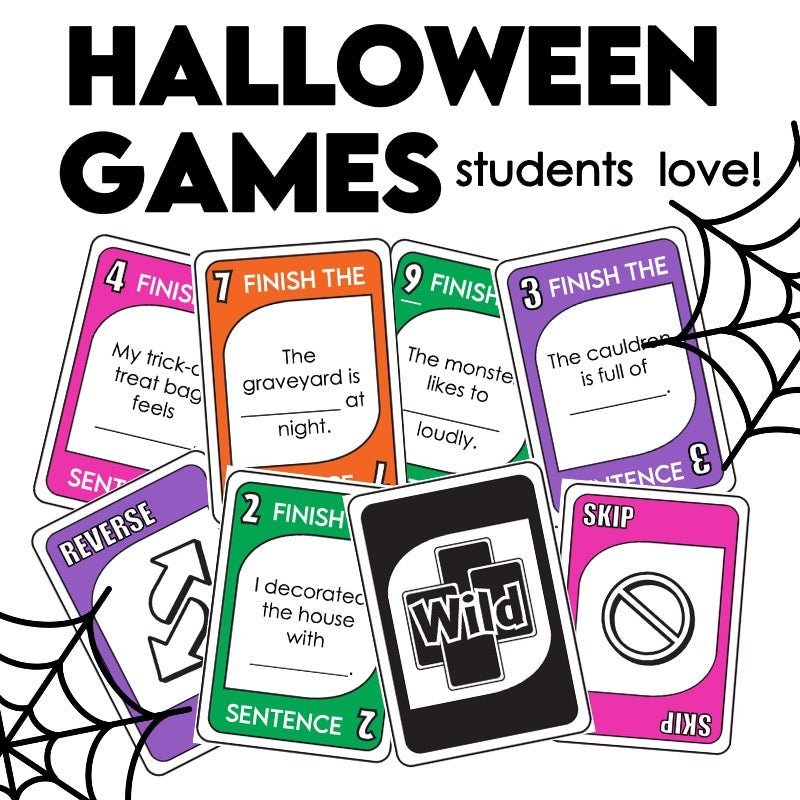 Halloween ESL Activities Students Love: 5 Powerful Games for Speaking, Vocabulary, and Grammar - Hot Chocolate Teachables