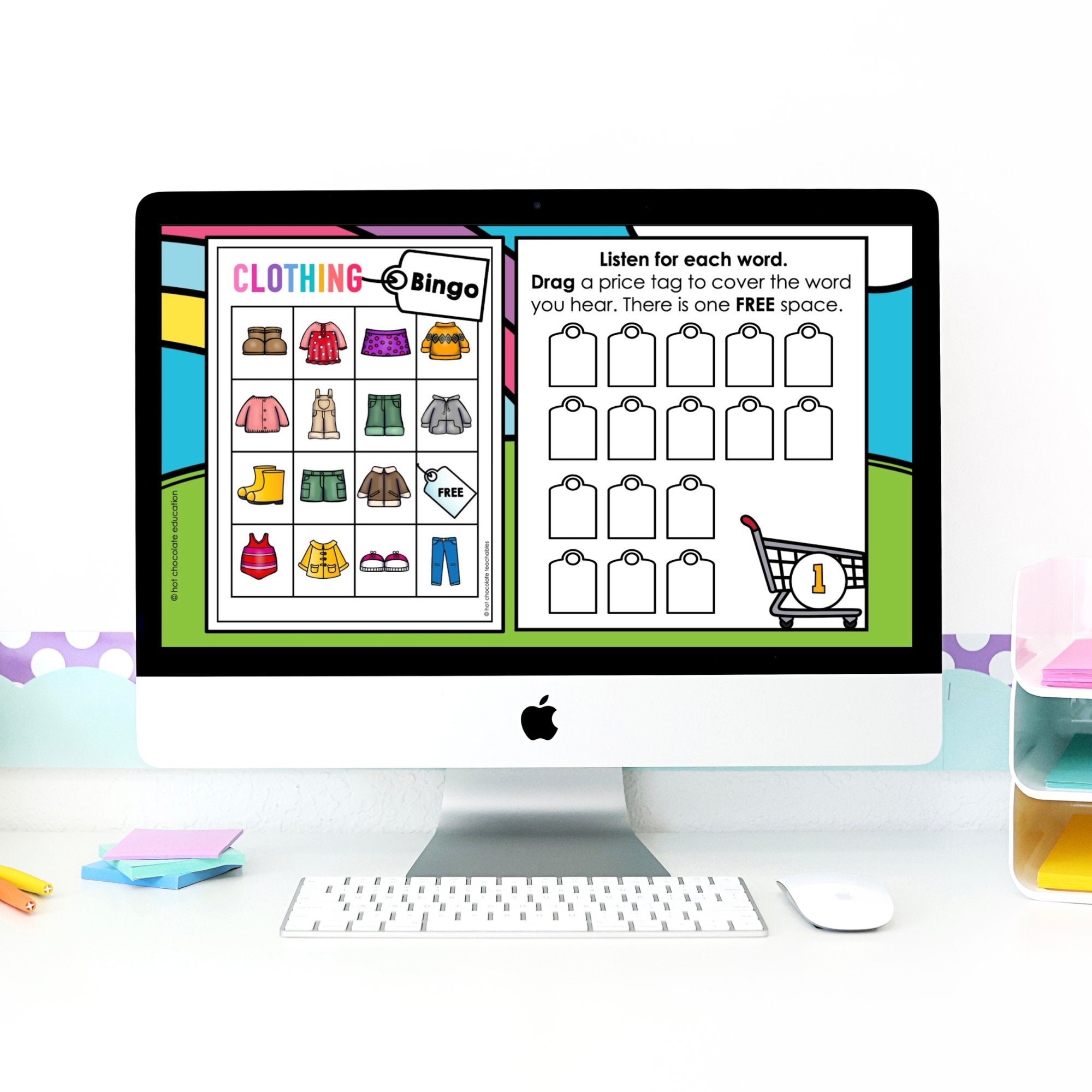 Digital Bingo Games - Hot Chocolate Teachables