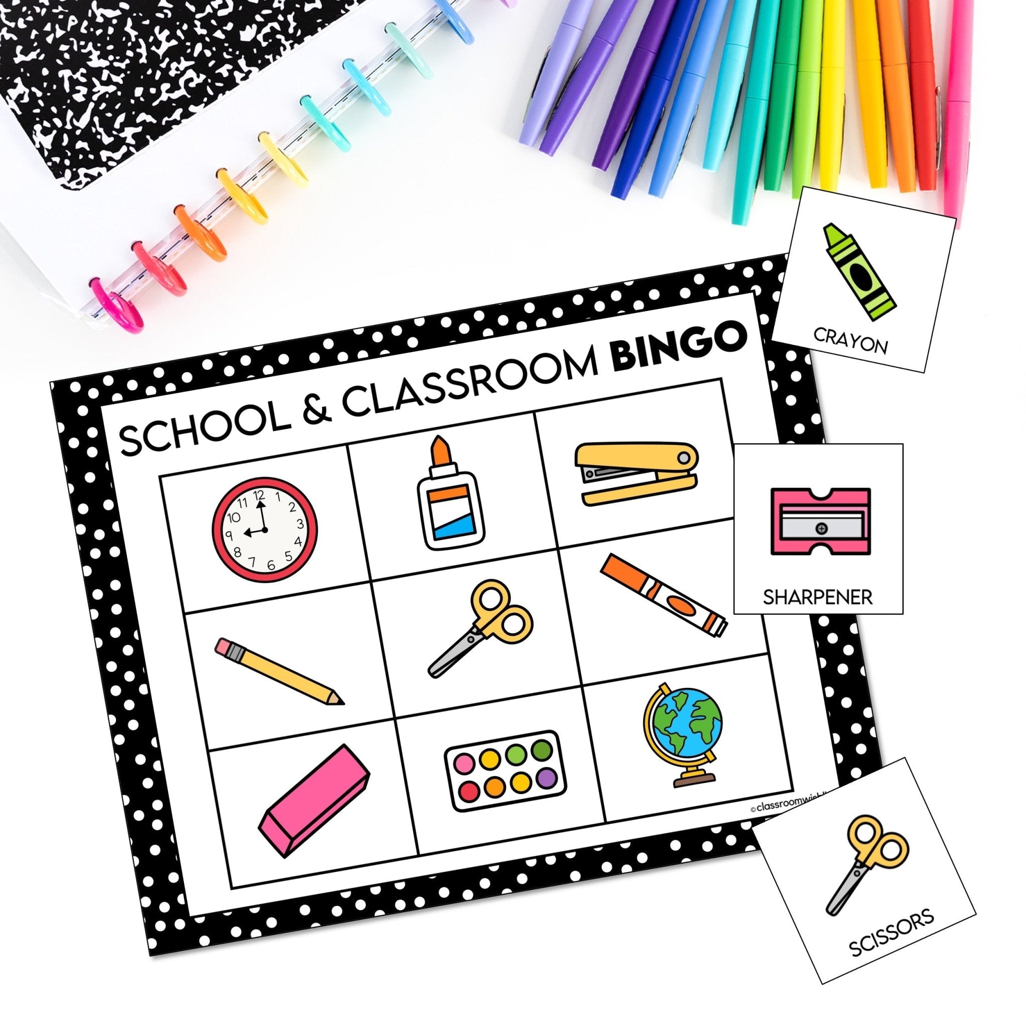 PreK/Kindergarten Bingo Games - Hot Chocolate Teachables