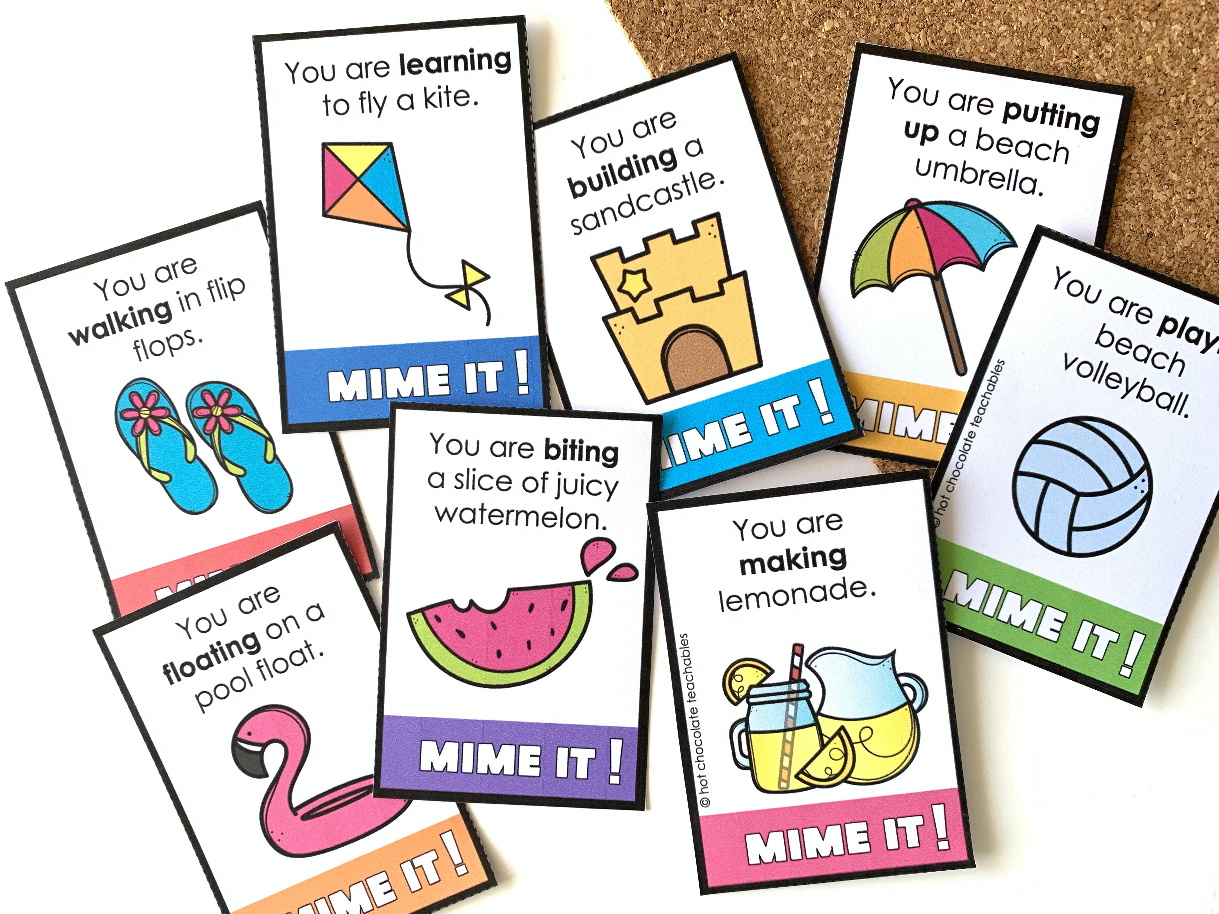 Summer - Hot Chocolate Teachables