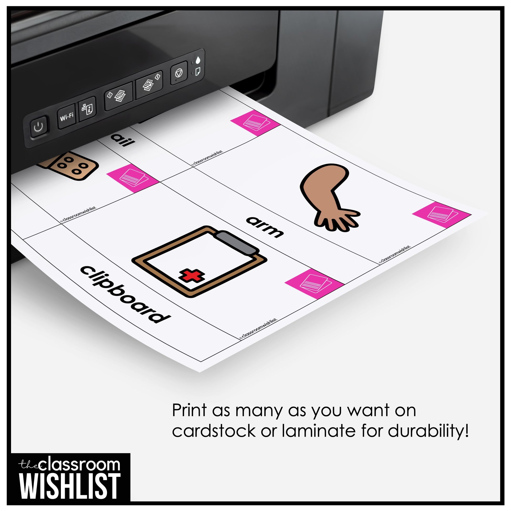 Health & Body Vocabulary Flashcards | Digital + Print | Picture Dictionary | ESL - Hot Chocolate Teachables