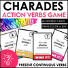 Action Verb Charades | Present Continuous Tense Miming Game - Hot Chocolate Teachables