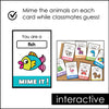 Animal Charades : Miming Vocabulary Game for Kids - Hot Chocolate Teachables