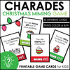 Christmas Action Verb Charades - Present Continuous Miming Cards - Hot Chocolate Teachables