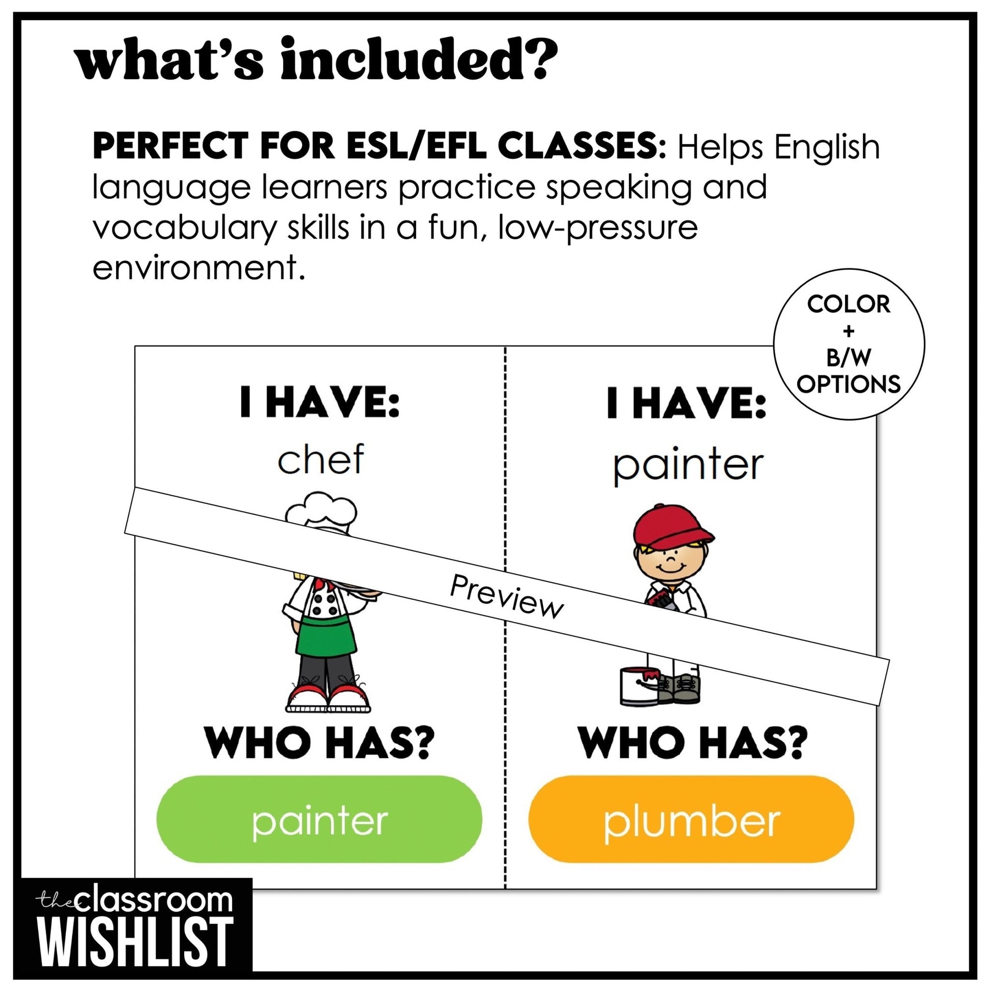 Community Helpers "I Have, Who Has?" Card Game | Jobs, Careers & Occupations - Hot Chocolate Teachables