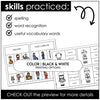 Community Helpers Vocabulary CLIP CARD activity task cards | Jobs & Careers - Hot Chocolate Teachables