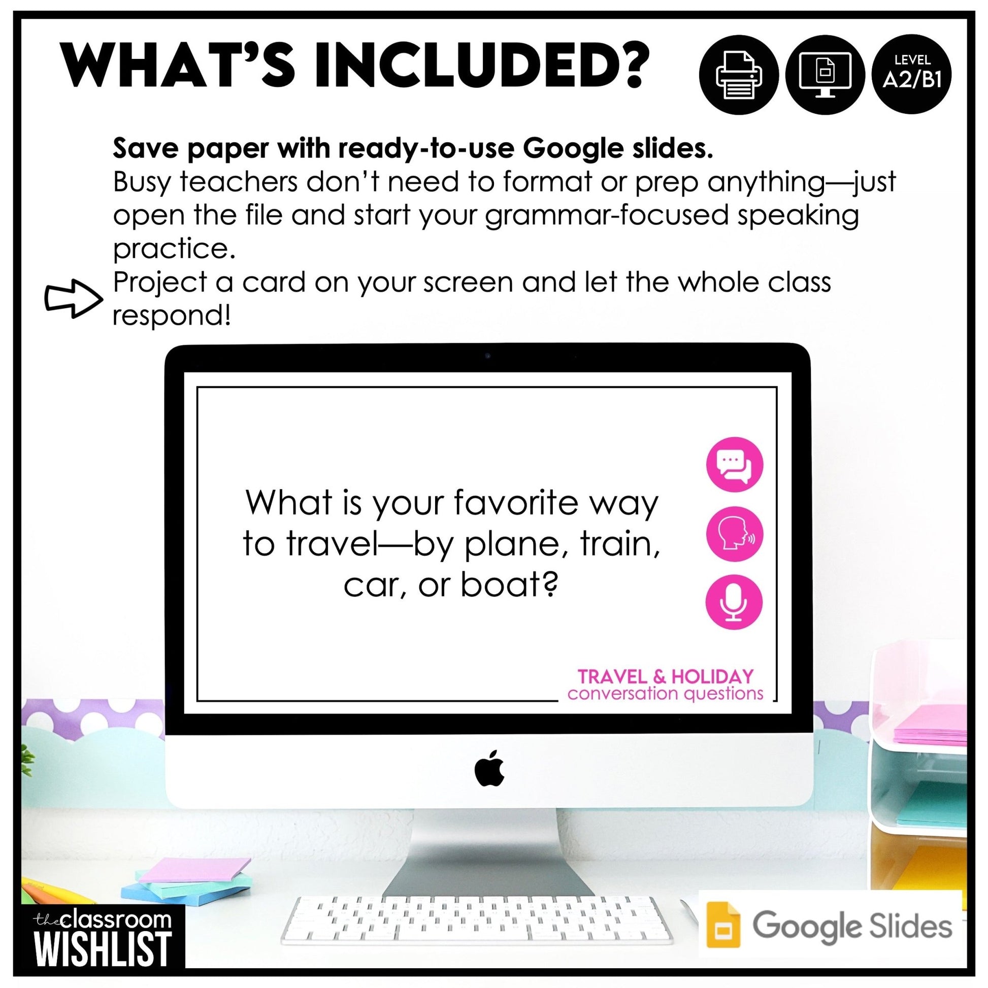 ESL Conversation Card Mega Bundle | Topic Based Questions for Teens & Adults 1 - Hot Chocolate Teachables