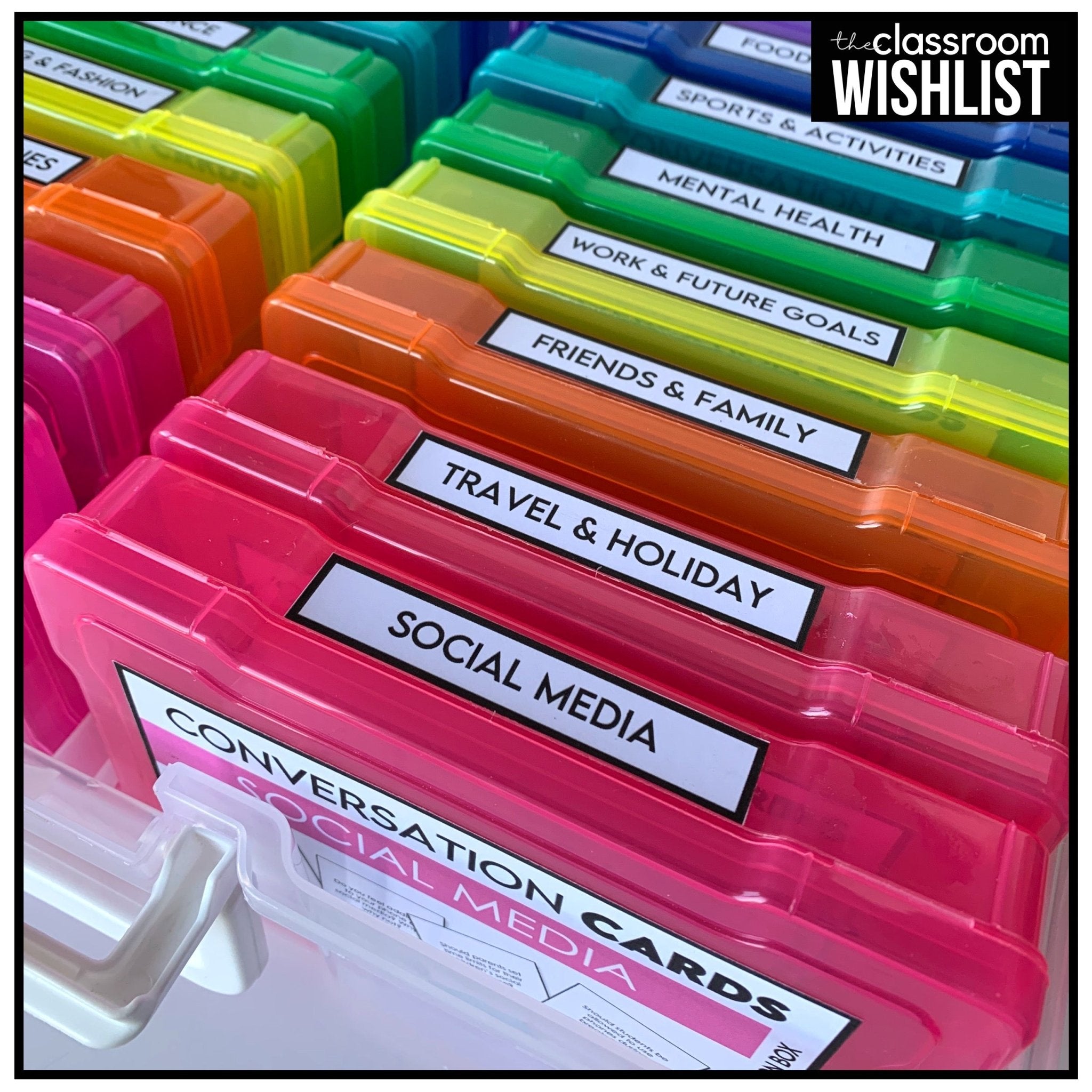 ESL Conversation Card Mega Bundle | Topic Based Questions for Teens & Adults - Hot Chocolate Teachables