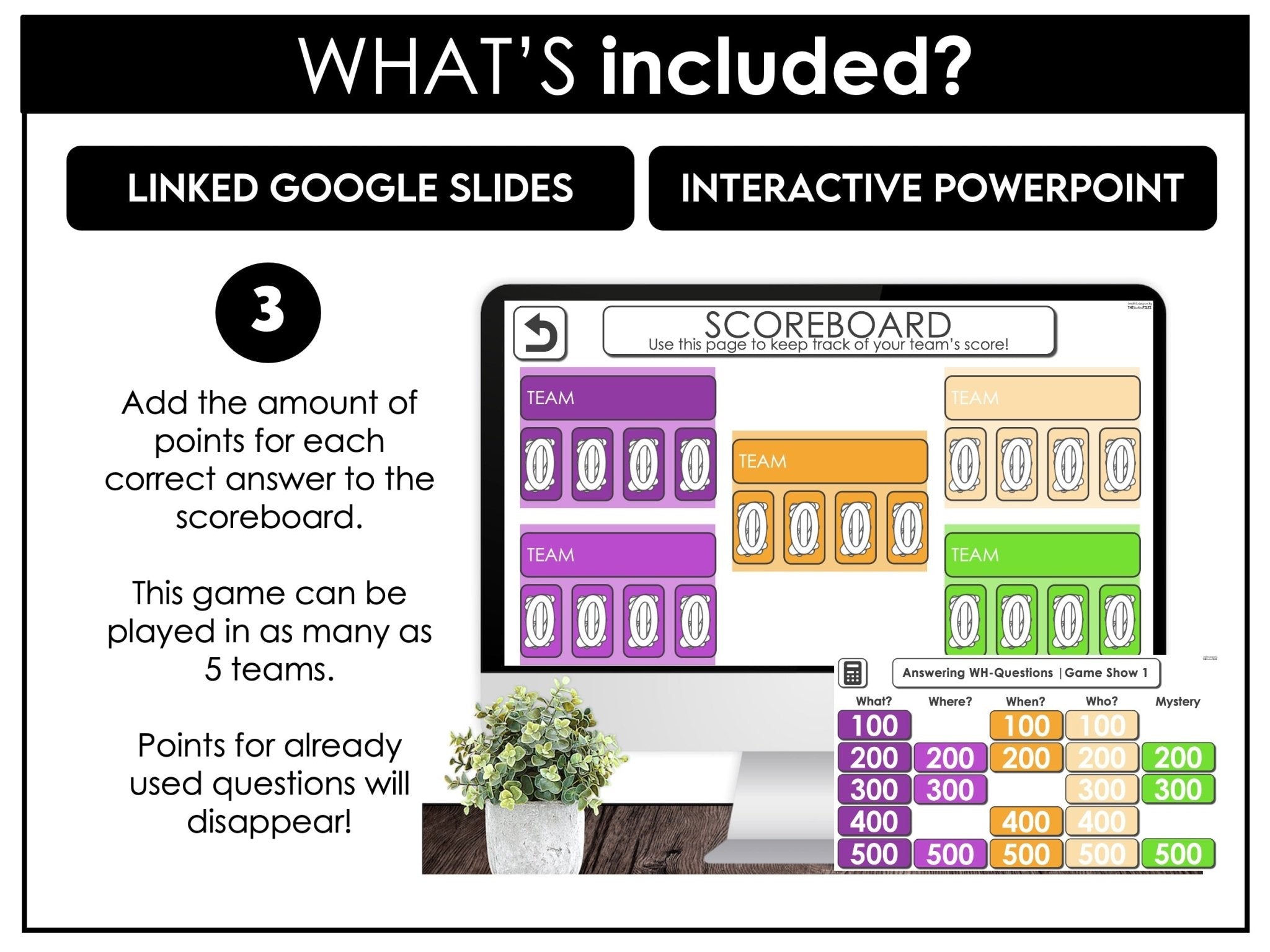 ESL GRAMMAR SKILLS BUNDLE - 30 Jeopardy Style Digital Game Shows - Hot Chocolate Teachables