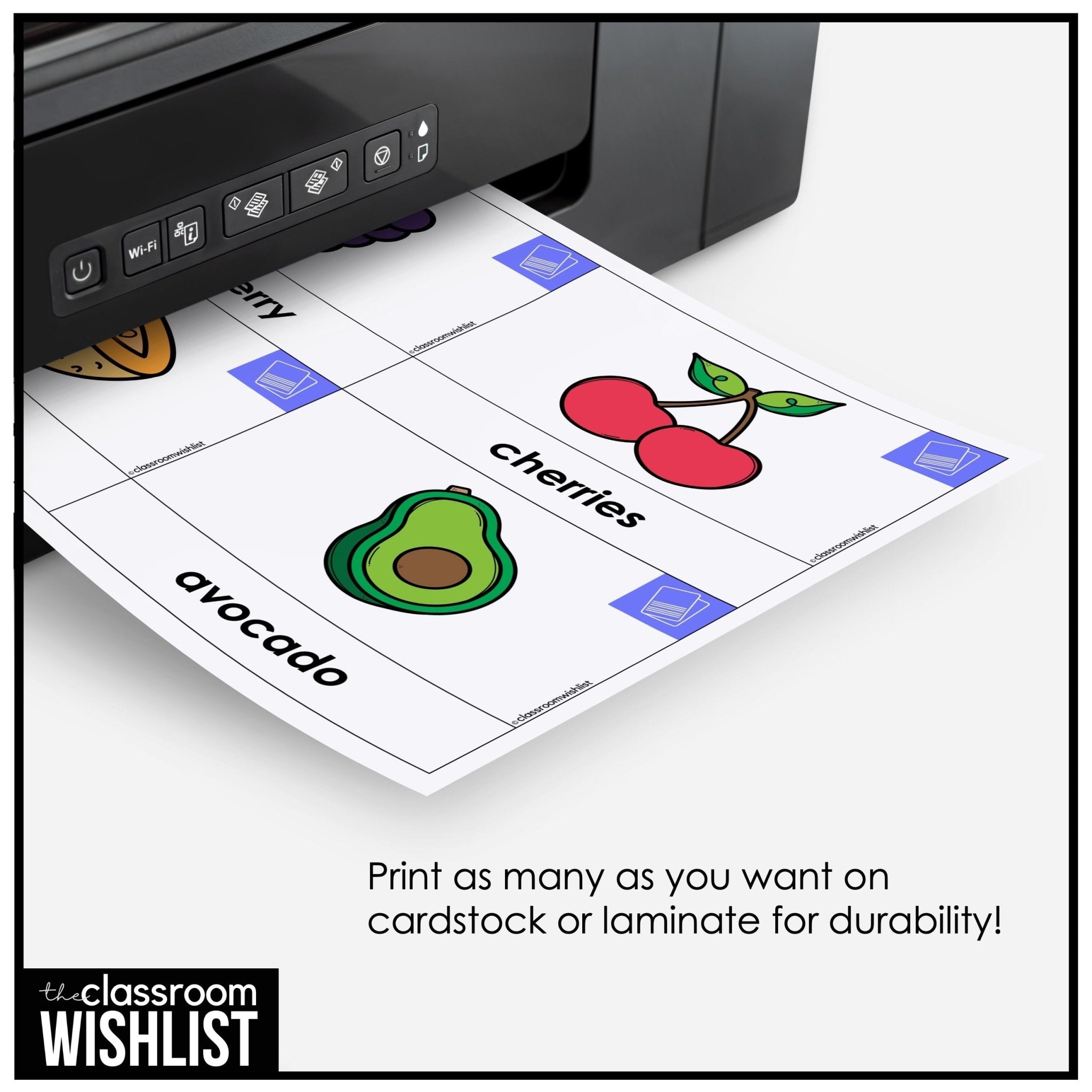 Fruit & Vegetable Vocabulary Pack: Flashcards & Picture Dictionary ESL / ELL - Hot Chocolate Teachables