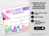 Girls Camp Awards, Summer Camp Certificate for Kids, Printable Certificate of Participation - Hot Chocolate Teachables