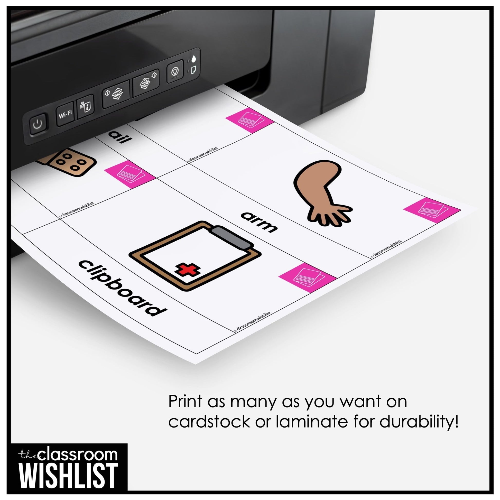 Health & Body Vocabulary Building ESL Flashcard Pack: Flash Cards & Dictionary - Hot Chocolate Teachables