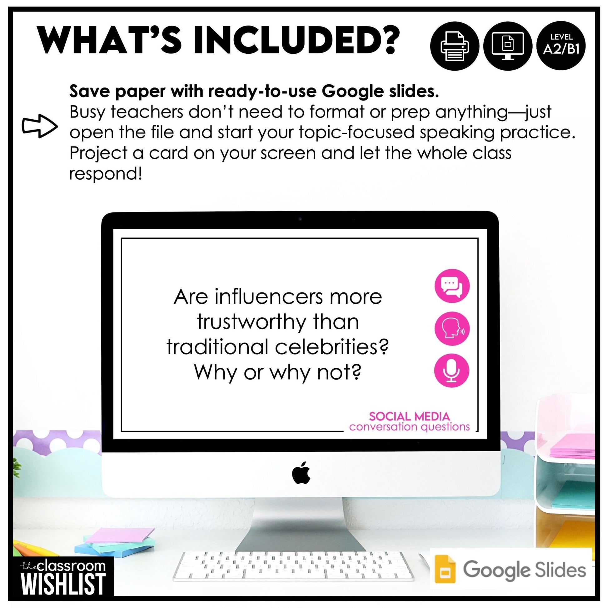 Social Media & Digital Life Conversation Cards | 60 ESL Discussion Questions - Hot Chocolate Teachables