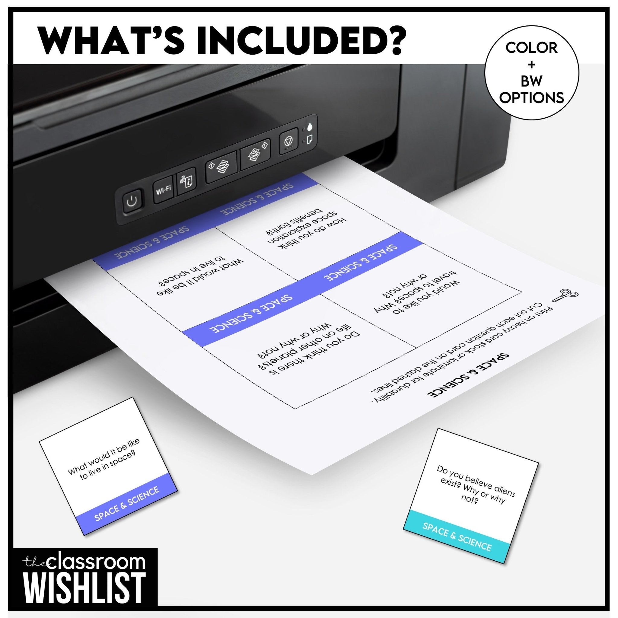 Space Exploration & Science Topic Conversation Questions for Speaking Practice - Hot Chocolate Teachables