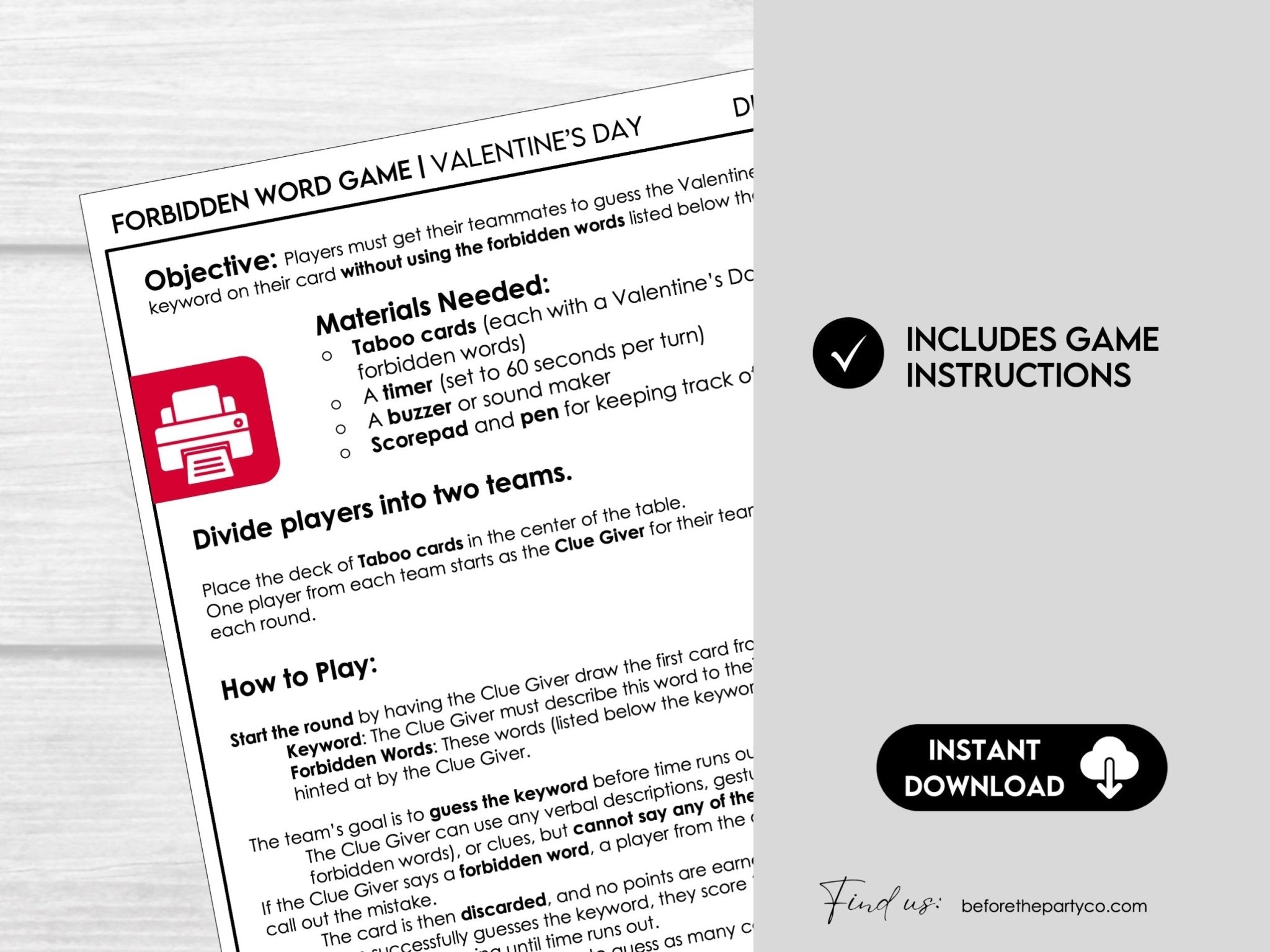 Secret Valentine Questionnaire – Printable Valentine’s & Galentine’s Day Gift Exchange Game - Hot Chocolate Teachables