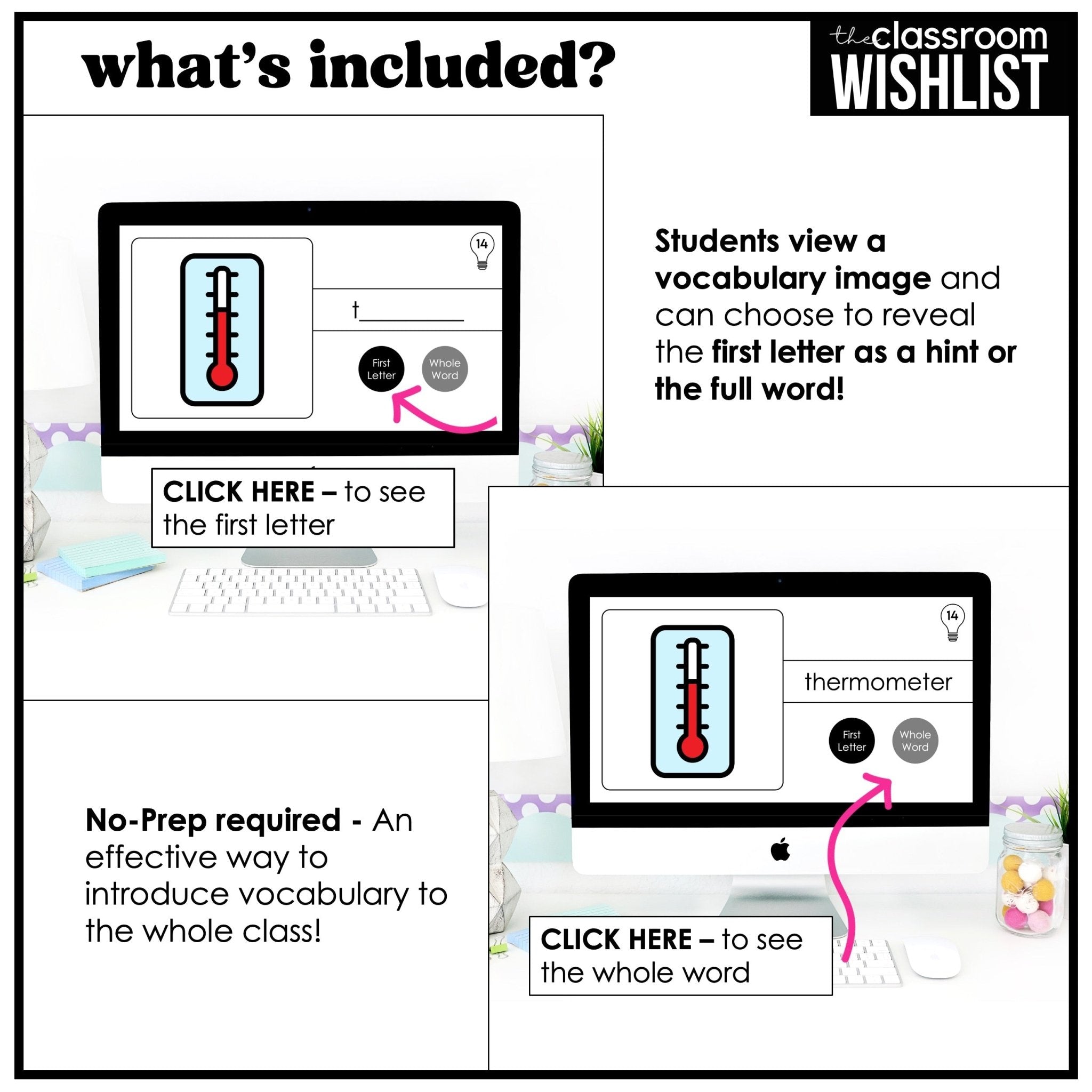 Weather & Seasons Bundle | Digital + Print Flash Cards & Picture Dictionary - Hot Chocolate Teachables