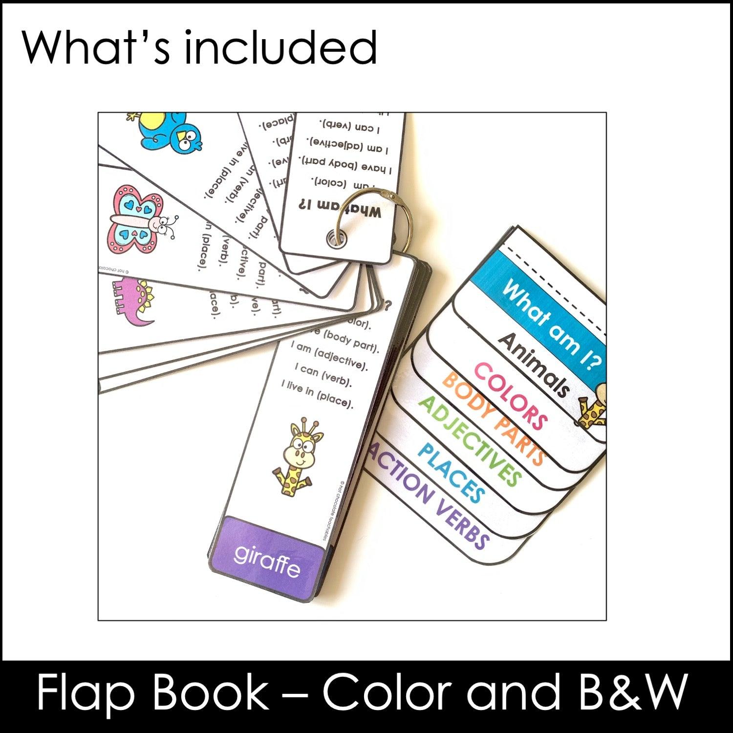 Animals Guessing Game for Young Learners - What am I? - Volume 2 - Hot Chocolate Teachables