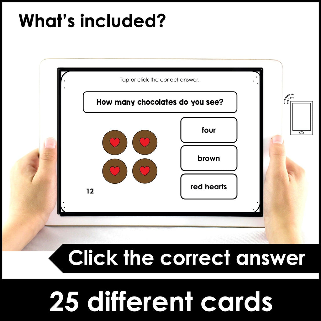 Answering WH Questions Valentine's Day | Digital Task Cards | Boom Cards™ - Hot Chocolate Teachables