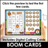 Autumn Number Recognition 1-20 Bingo Game - NUMBER SENSE 1-20 Boom Cards - Hot Chocolate Teachables