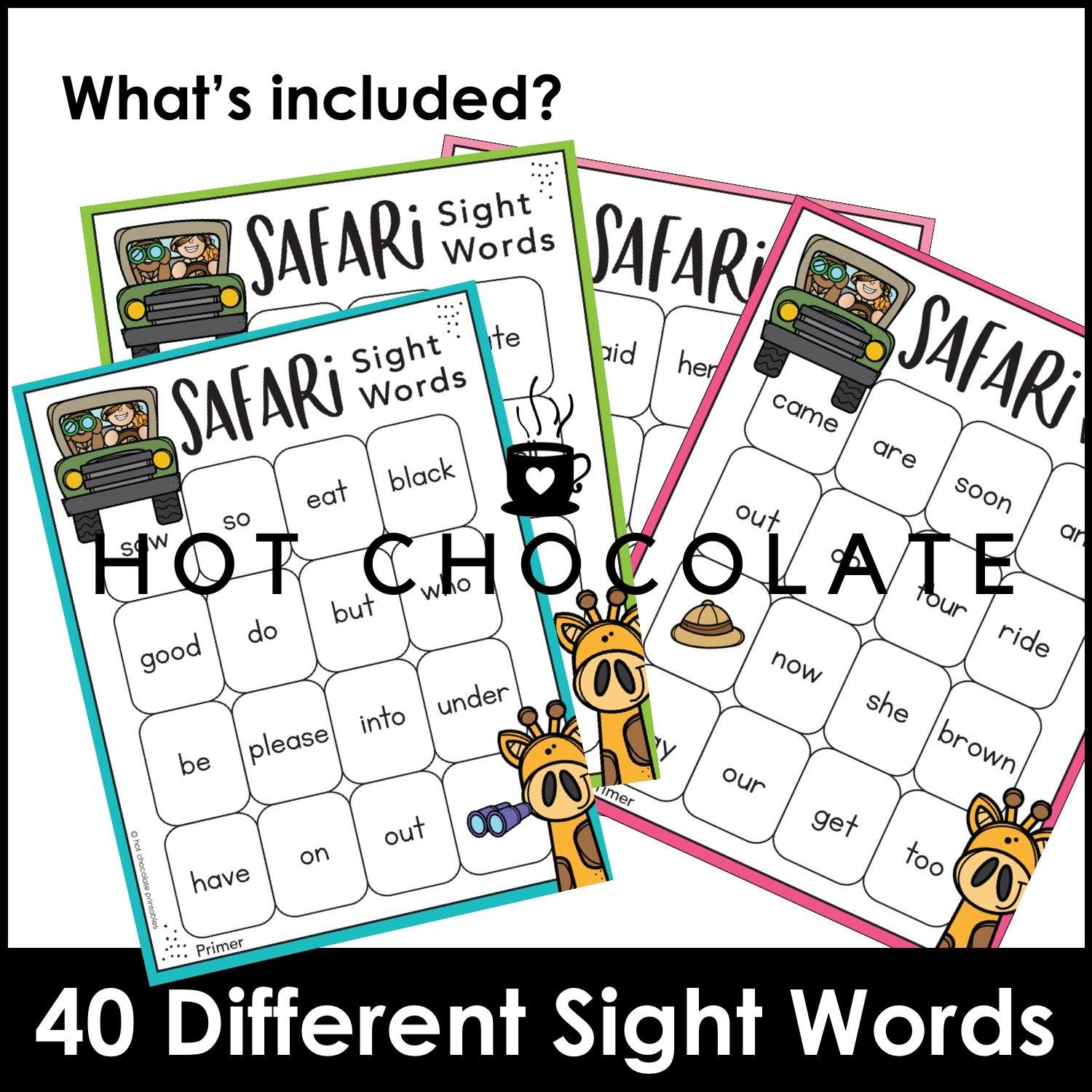 Beginning Sight Word Practice | Bingo Game ESL | Kindergarten | First Grade