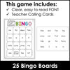 Beginning Sight Words - 2 Game Bingo Set - Hot Chocolate Teachables