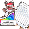 Christmas Sleigh Craft | Descriptive Writing Activity and Contest for ELA / ESL - Hot Chocolate Teachables