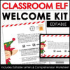 Classroom Elf Welcome Kit - Elf in our Classroom December Behavior Incentive - Hot Chocolate Teachables