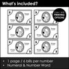 Classroom Money - Class Cash - Reward System - 1-20 Printable Fake Money - Hot Chocolate Teachables