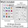 Clothes BINGO Game: Printable Clothing Vocabulary Game Boards - Hot Chocolate Teachables