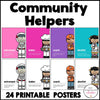 Community Helpers Posters : Jobs & Careers Vocabulary Word Wall - Hot Chocolate Teachables