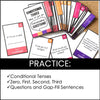 Conditional Tenses: Question Cards for Speaking Practice (Zero, 1st, 2nd, 3rd) - Hot Chocolate Teachables