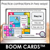 Contractions : Grammar Boom Cards™ | Mystery Pictures - Hot Chocolate Teachables