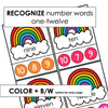 Count & Clip 1-12 | Number Matching Clip Card Activity for ESL PRE-K/K - Hot Chocolate Teachables