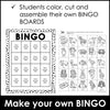 Create your own ANIMAL BINGO BOARD - Vocabulary Game - Hot Chocolate Teachables