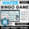 DIGITAL Winter Vocabulary Bingo Game for Google Slides™ - Hot Chocolate Teachables