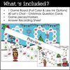 Editable Christmas Game Board | Create editable game cards for ANY subject - Hot Chocolate Teachables