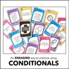 ESL Conditional Tenses Conversation Card Game - Zero, 1st, 2nd, 3rd - Hot Chocolate Teachables