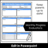 ESL / EFL Editable Progress Reports | Tracking | Planning & Assessment Templates - Hot Chocolate Teachables