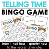 ESL Game : Telling Time Bingo (To the nearest 5 minutes) - Hot Chocolate Teachables