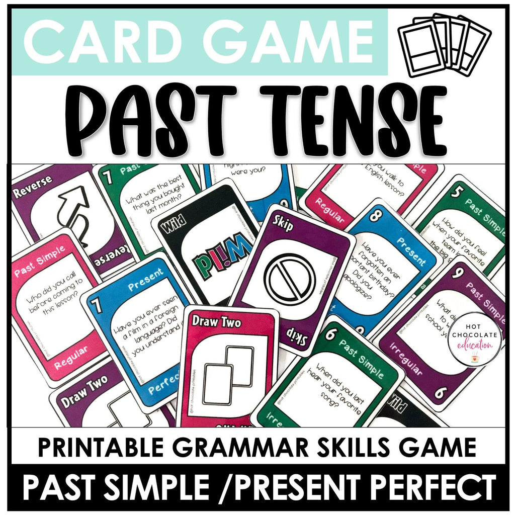 ESL Speaking Card Games Bundle | Activities to Practice Conversation - Hot Chocolate Teachables