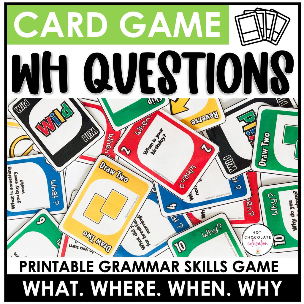 ESL Speaking Card Games Bundle | Activities to Practice Conversation - Hot Chocolate Teachables