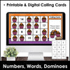 Fall / Autumn Number Bingo 1-20 | Number Sense | Digital and Print BUNDLE - Hot Chocolate Teachables