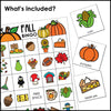 Fall Vocabulary Bingo - Autumn Game - Fall Classroom Party Game - Hot Chocolate Teachables