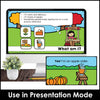 Fall Vocabulary - What am I? Guessing Game | Digital Google Slides™ ready - Hot Chocolate Teachables