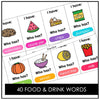 Food Vocabulary Card Game: I have/Who has? - Hot Chocolate Teachables