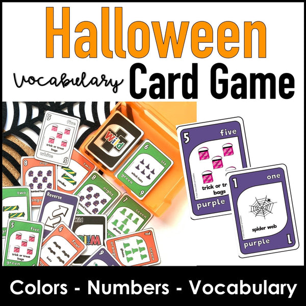 Halloween Card Game for Young Learners - Hot Chocolate Teachables