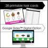 Halloween Task Cards: Basic Vocabulary Comprehension Activity for ESL, ELA, ELL - Hot Chocolate Teachables