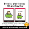 House & Furniture Vocabulary Flashcards for ESL- Kitchen, Bath, Home - Hot Chocolate Teachables