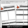 Monthly Parent Newsletter Templates - Editable ESL EFL ELL Classroom Objectives - Hot Chocolate Teachables