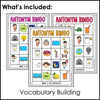 Opposite Words Printable Bingo Game - Antonyms - Hot Chocolate Teachables